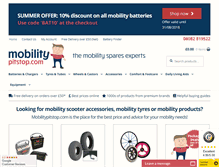 Tablet Screenshot of mobilitypitstop.com